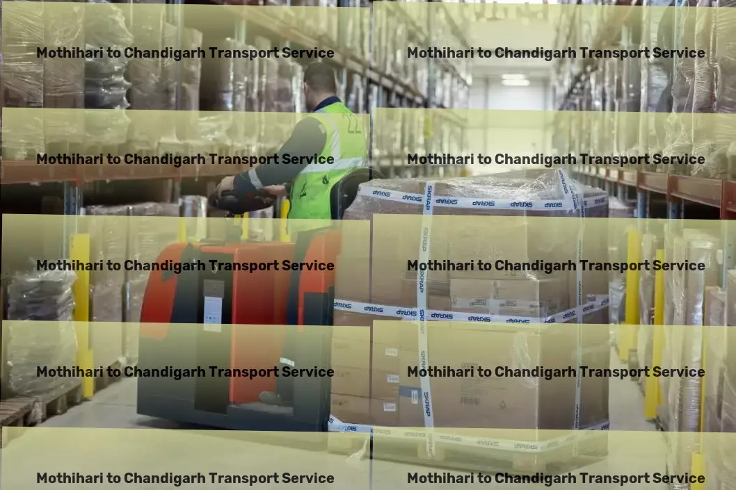 Mothihari to Chandigarh Transport Online bulk cargo services