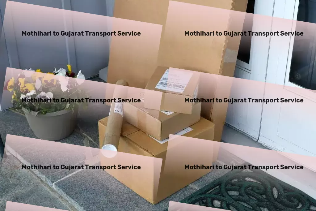 Mothihari to Gujarat Transport Nationwide freight solutions