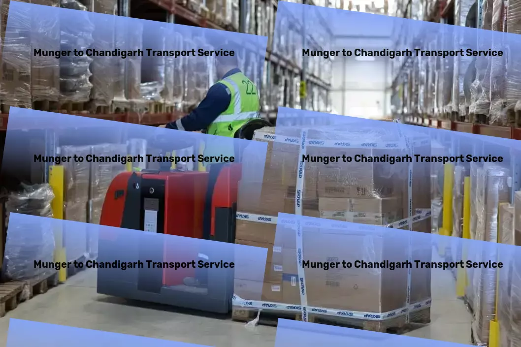 Munger to Chandigarh Transport High-speed goods transport