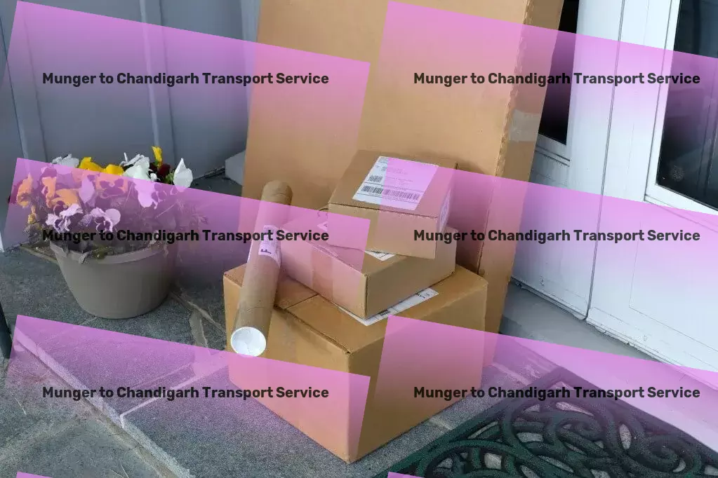 Munger to Chandigarh Transport Commercial freight transport