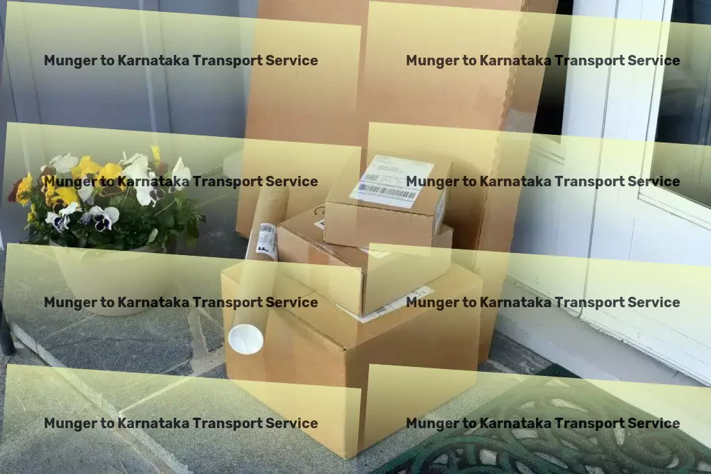 Munger to Karnataka Transport Cargo freight