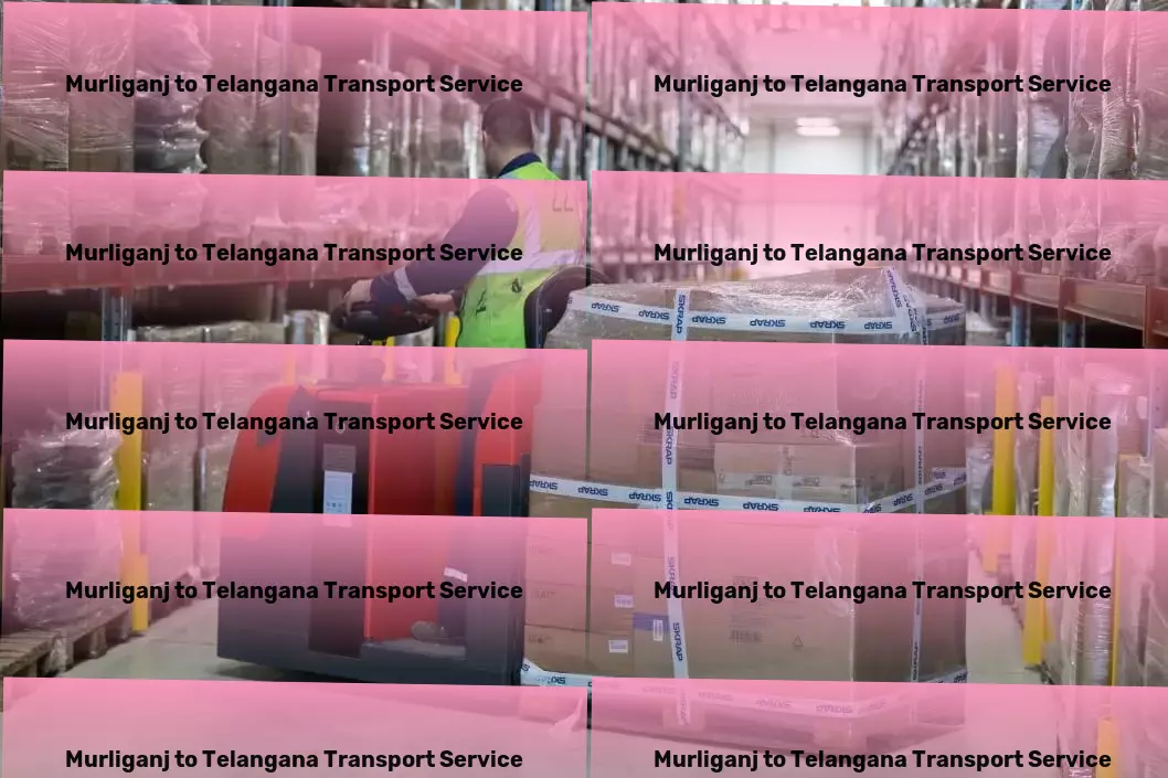 Murliganj to Telangana Transport Boost your business acumen with leadership and strategy advice! - High-volume goods shipment services