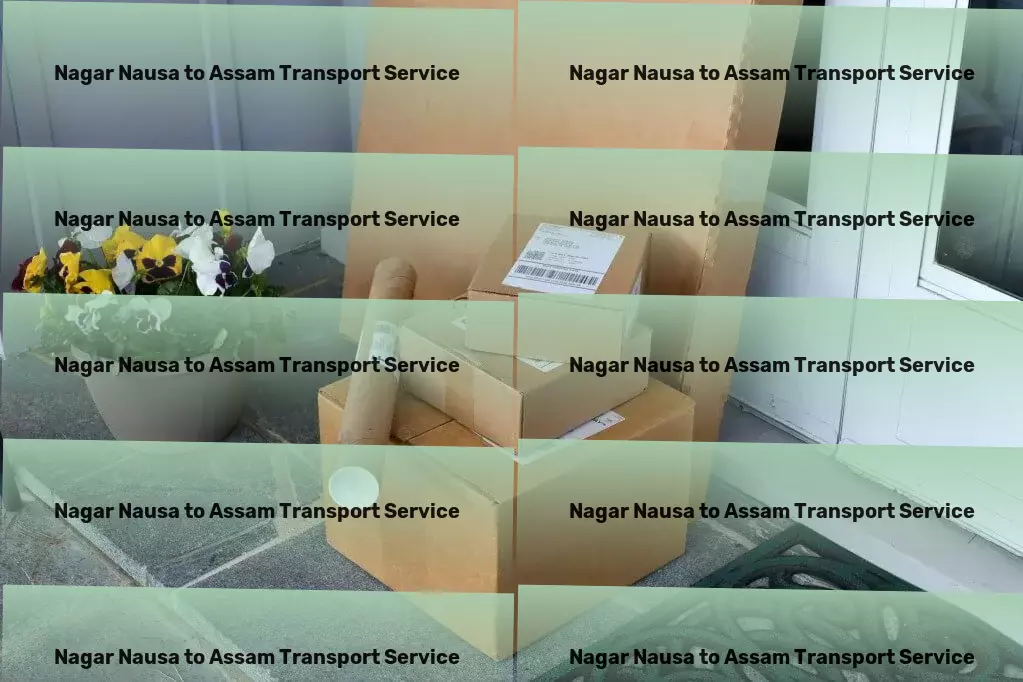 Nagar Nausa to Assam Transport Professional cargo logistics