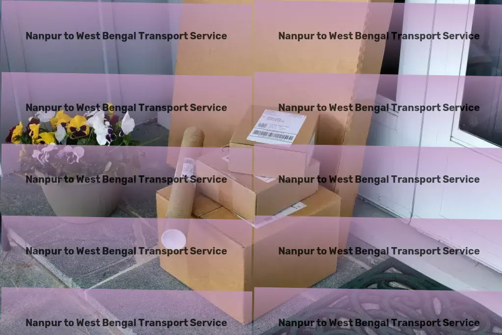 Nanpur to West Bengal Transport Courier delivery operations