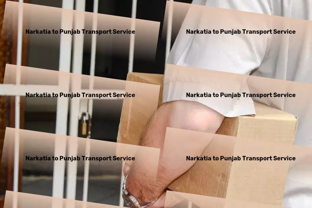 Narkatia to Punjab Transport Transport and logistics