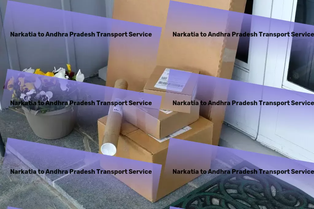 Narkatia to Andhra Pradesh Transport Explore the tapestry of India with our expert guidance. - Inter-modal freight services