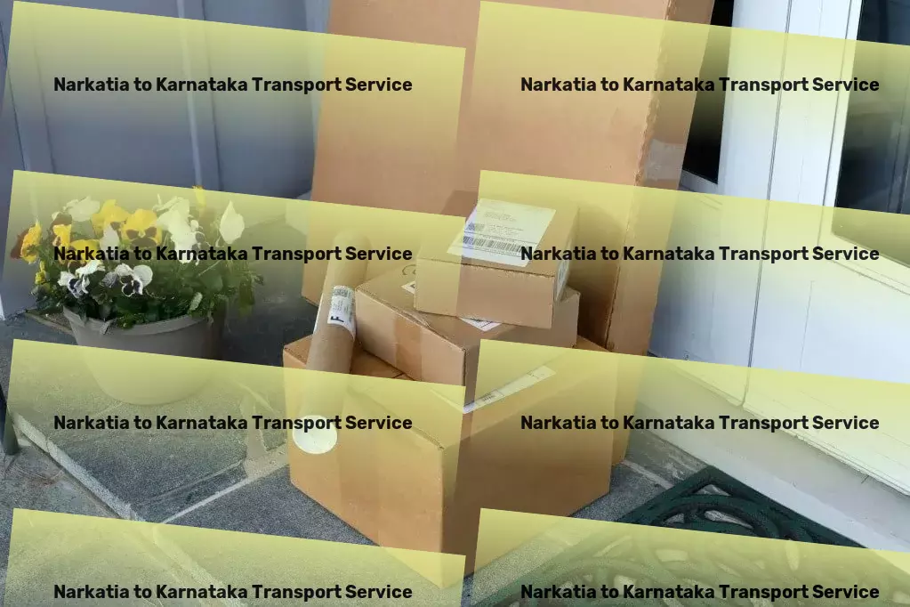 Narkatia to Karnataka Transport E-commerce logistics