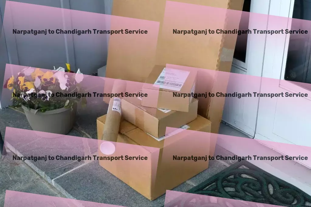 Narpatganj to Chandigarh Transport Express logistics services