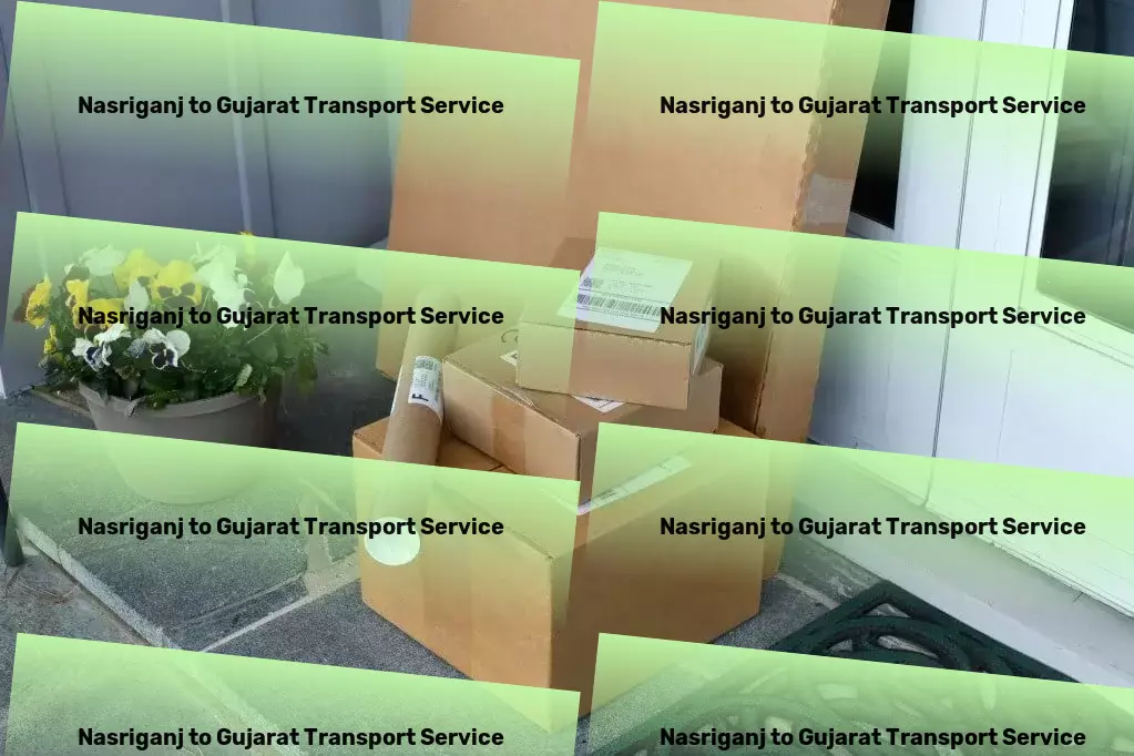 Nasriganj to Gujarat Transport Optimize your shipping like never before in India's market! - Direct goods shipment