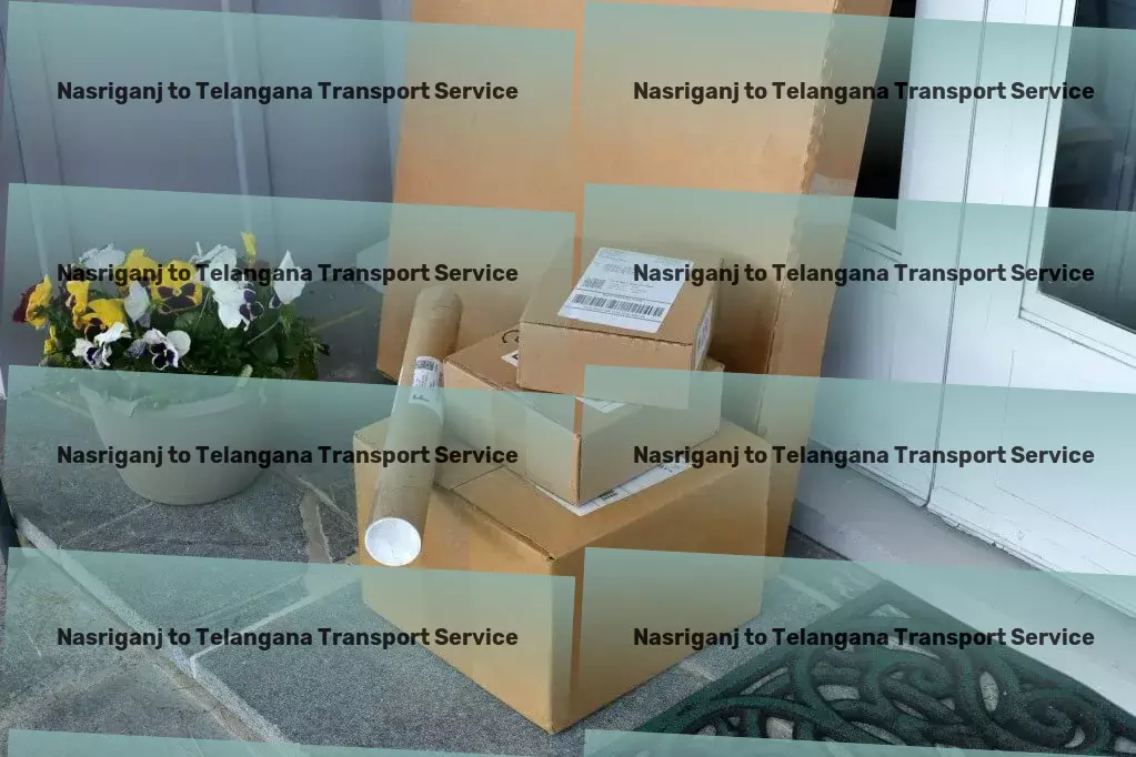 Nasriganj to Telangana Transport Express freight and shipment