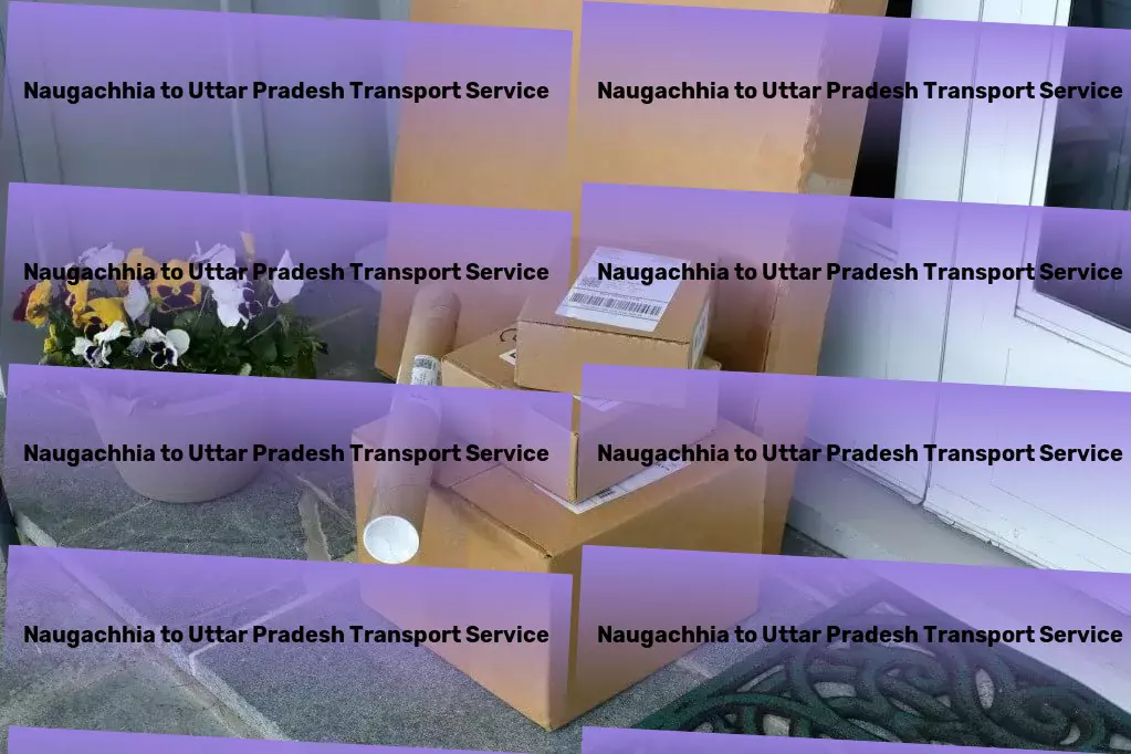 Naugachhia to Uttar Pradesh Transport Direct cargo services